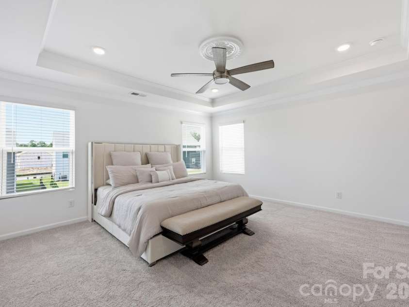 2062 Van Buren Road, Sherrills Ford, NC 28673.  MLS# CAR4410863, YatesRealty ID 43083. Large primary bedroom