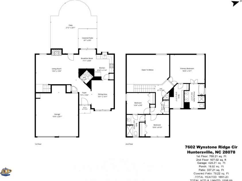 7602 Wynstone Ridge, Huntersville, NC 28078.  MLS# CAR4412167, YatesRealty ID 43094. 
