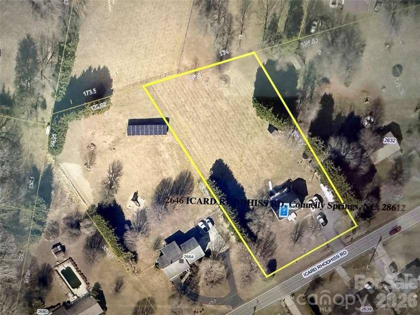 2646 Icard Rhodhiss Road, Connelly Springs, NC 28612.  MLS# CAR4422311, YatesRealty ID 43103. 