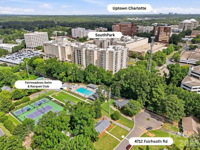 4712 Fairheath Road, Charlotte, NC 28210.  MLS# CAR4403783, YatesRealty ID 43109. 
