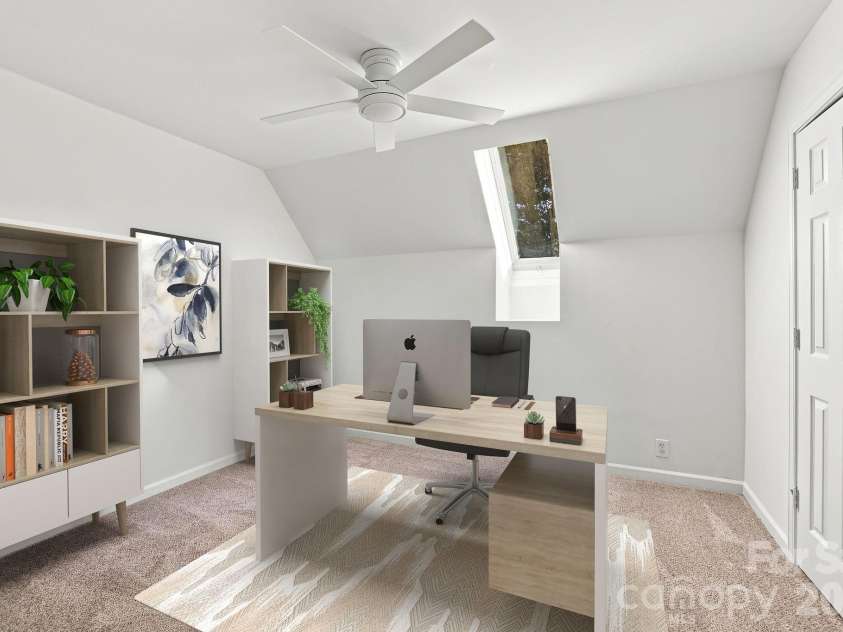 910 Little Brook Circle, York, SC 29745.  MLS# CAR4409495, YatesRealty ID 43130. Secondary bedroom office virtually staged