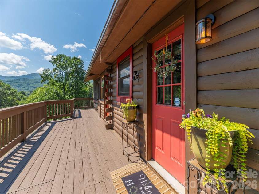 3543 Dark Ridge Road, Sylva, NC 28779.  MLS# CAR4410870, YatesRealty ID 43138. Front Door