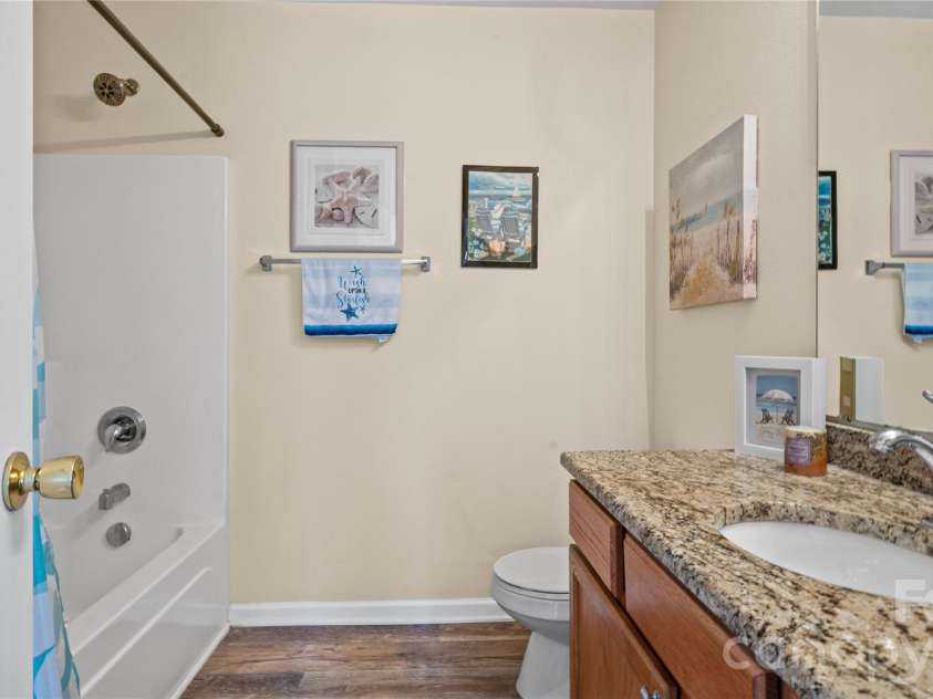 3811 Carl Parmer Drive, Harrisburg, NC 28075.  MLS# CAR4408514, YatesRealty ID 43145. Primary Bathroom