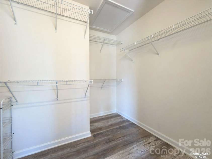 3811 Carl Parmer Drive, Harrisburg, NC 28075.  MLS# CAR4408514, YatesRealty ID 43145. Spacious Primary Walk-In Closet