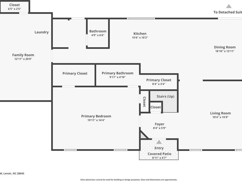 318 Sharon Avenue, Lenoir, NC 28645.  MLS# CAR4405501, YatesRealty ID 43157. 