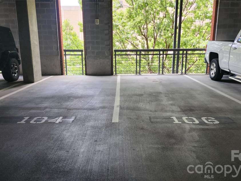 505 6th Street, Charlotte, NC 28202.  MLS# CAR4352098, YatesRealty ID 4316. 2 Deeded Prking Spaces in a Secured/Gated Garage