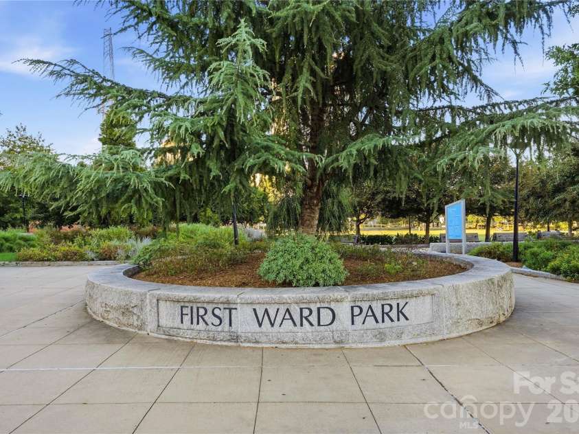 505 6th Street, Charlotte, NC 28202.  MLS# CAR4429306, YatesRealty ID 4316. Beautiful First Ward Park