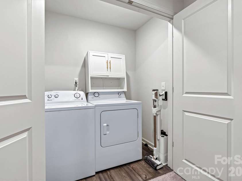 1942 Tranquility Circle, Newton, NC 28658.  MLS# CAR4413135, YatesRealty ID 43176. Upper Level Laundry Closet View