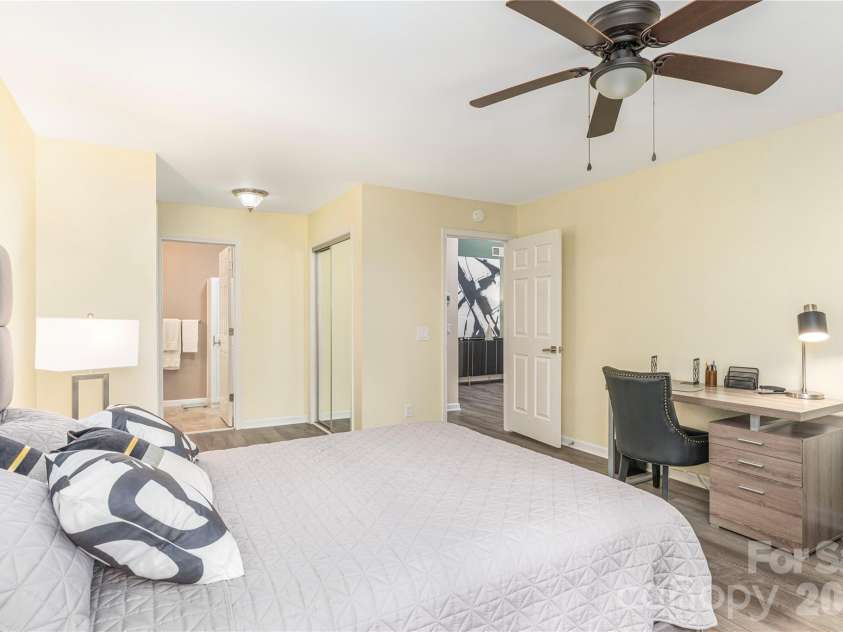 204 Live Oak Lane, Hendersonville, NC 28791.  MLS# CAR4410772, YatesRealty ID 43183. Primary Bedroom