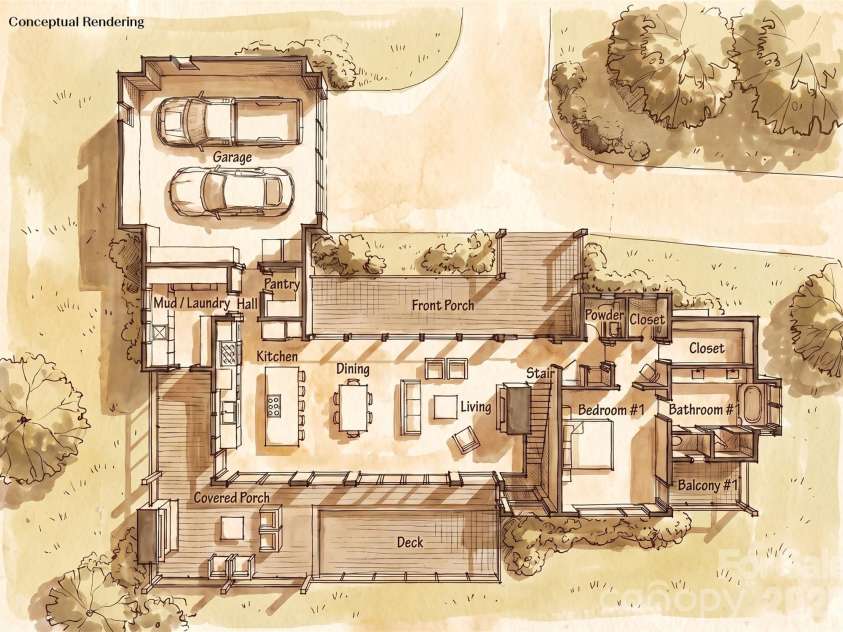 743 Hawk Mountain Road, Lake Toxaway, NC 28747.  MLS# CAR4411152, YatesRealty ID 43184. 