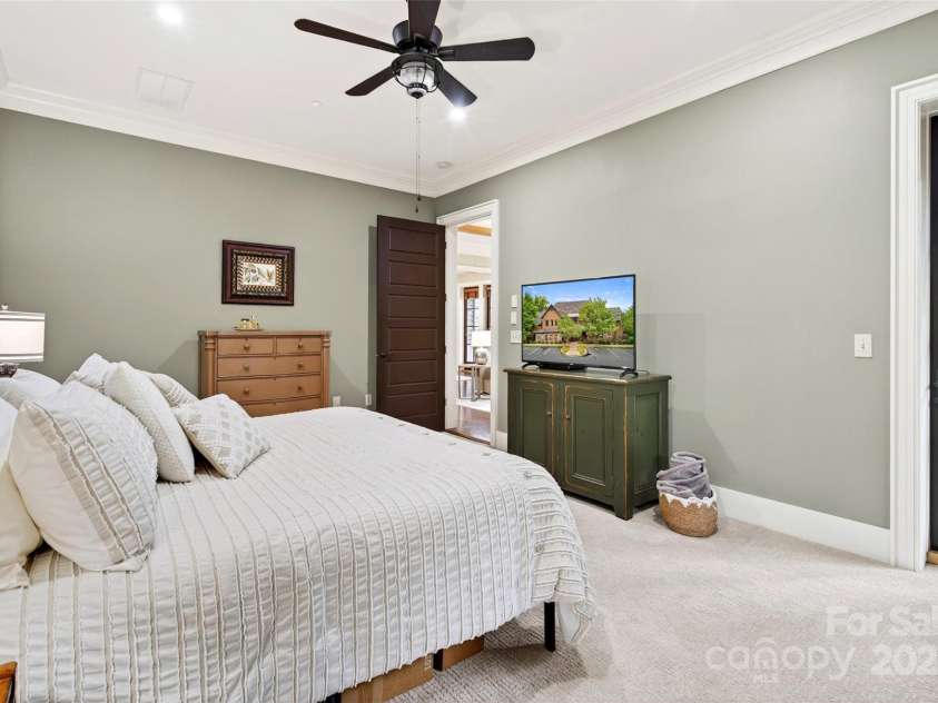 305 Clubhouse Lane, Mill Spring, NC 28756.  MLS# CAR4311469, YatesRealty ID 4321. Primary Bedroom