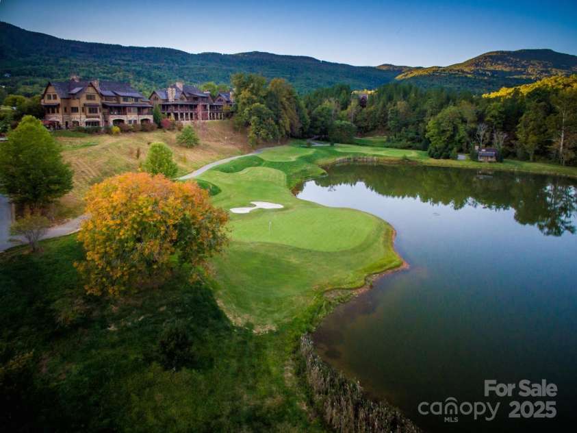 305 Clubhouse Lane, Mill Spring, NC 28756.  MLS# CAR4311469, YatesRealty ID 4321. Unit overlooks the 19th hole