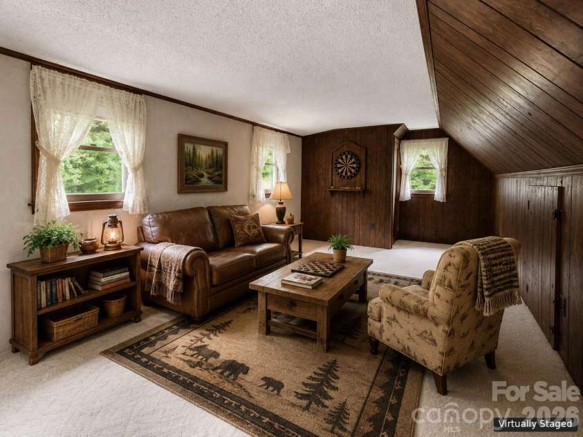2027 Stamey Branch Road, Newland, NC 28657.  MLS# CAR4411360, YatesRealty ID 43230. Flex Space Upstairs (Virtually Staged)