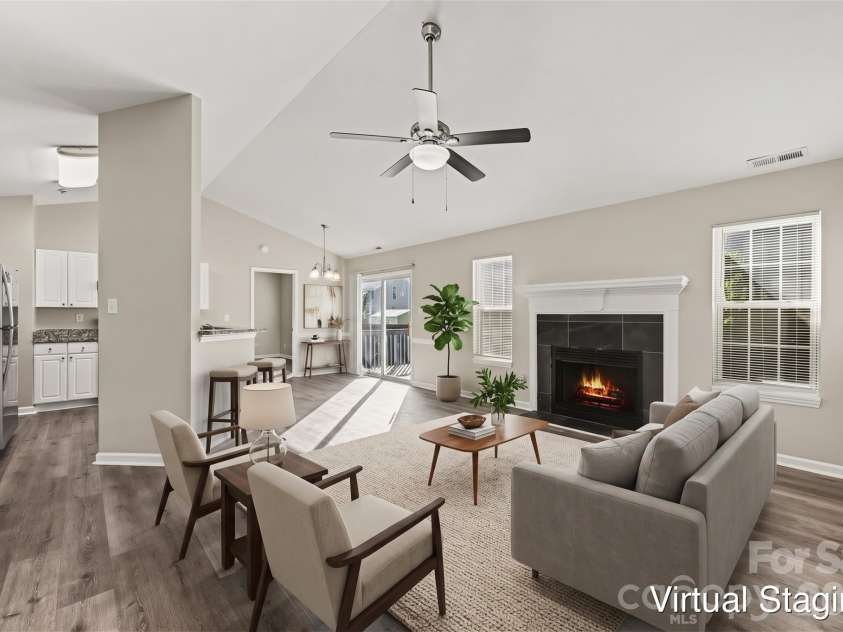 4410 Craven Hill Drive, Charlotte, NC 28216.  MLS# CAR4412999, YatesRealty ID 43233. Virtually staged