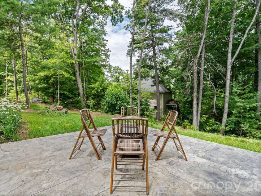 49 Timber Moss Drive, Asheville, NC 28804.  MLS# CAR4413689, YatesRealty ID 43247. Backyard