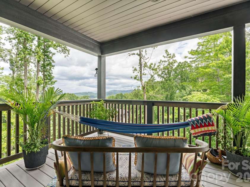 49 Timber Moss Drive, Asheville, NC 28804.  MLS# CAR4413689, YatesRealty ID 43247. Covered Deck
