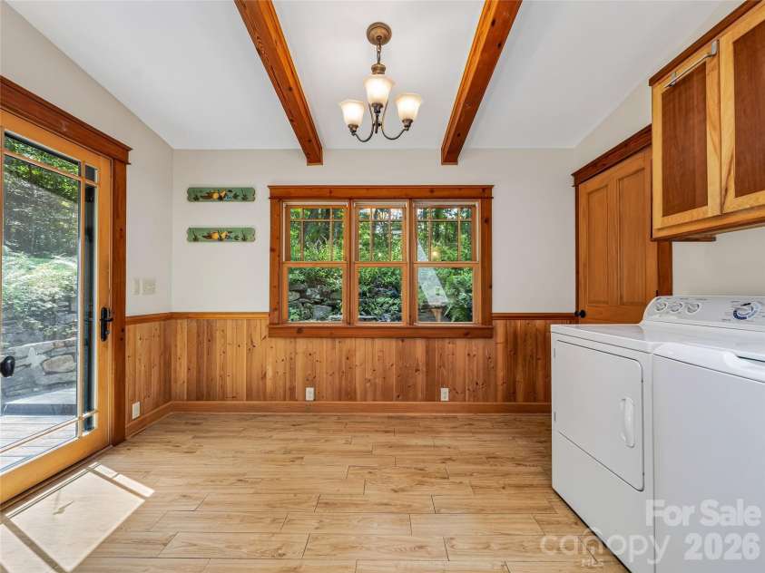 117 Woods View Trail, Fairview, NC 28730.  MLS# CAR4411756, YatesRealty ID 4326. Main level laundry room