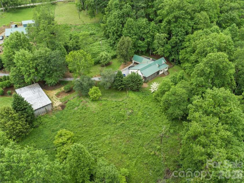 11820 State Highway 197 None, Burnsville, NC 28714.  MLS# CAR4361190, YatesRealty ID 43270. Drone view