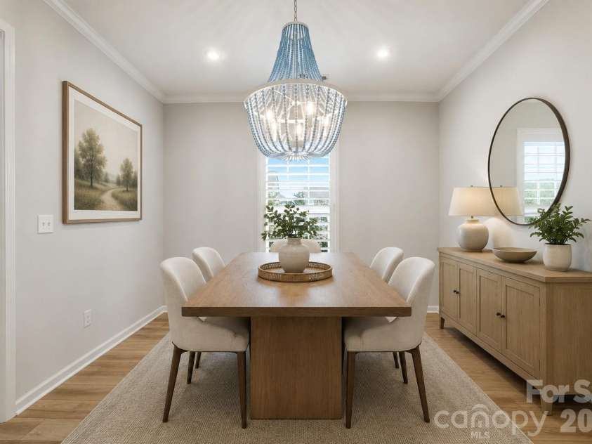 1136 Dorsey Drive, Fort Mill, SC 29715.  MLS# CAR4409748, YatesRealty ID 43271. Virtual Staged Dining Area