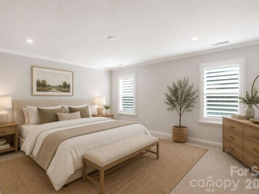 1136 Dorsey Drive, Fort Mill, SC 29715.  MLS# CAR4409748, YatesRealty ID 43271. Virtual Staged Primary bedroom