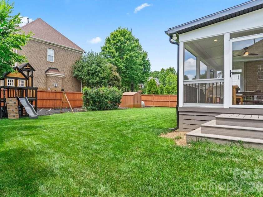 2519 Fallbrook Place, Concord, NC 28027.  MLS# CAR4319310, YatesRealty ID 43283. Large, Level Yard w/ Well Irrigation