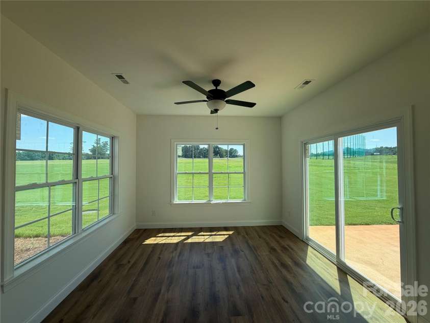 130C Deer Brook Drive, Shelby, NC 28150.  MLS# CAR4410189, YatesRealty ID 43286. Deer Brook TH -Sunroom