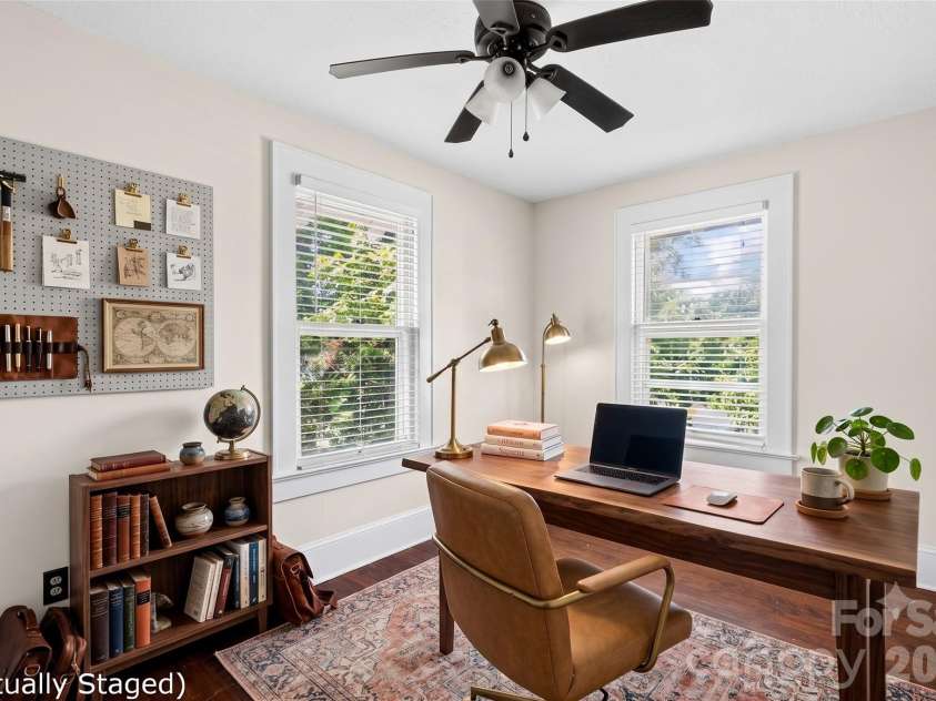 729 5th Avenue, Hendersonville, NC 28739.  MLS# CAR4405722, YatesRealty ID 43292. Bedroom #3 Virtually Staged/Painted
