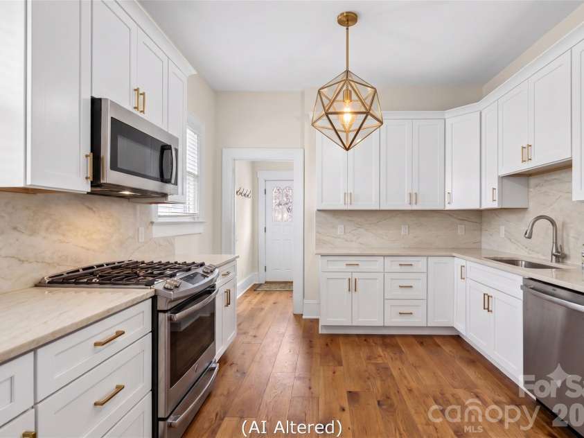 729 5th Avenue, Hendersonville, NC 28739.  MLS# CAR4405722, YatesRealty ID 43292. Envision this Updated Kitchen that AI Generated