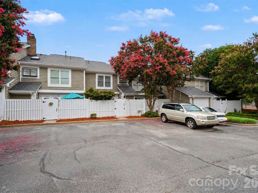8205 Tradd Court, Charlotte, NC 28210.  MLS# CAR4408479, YatesRealty ID 43294. Two dedicated parking spaces out back