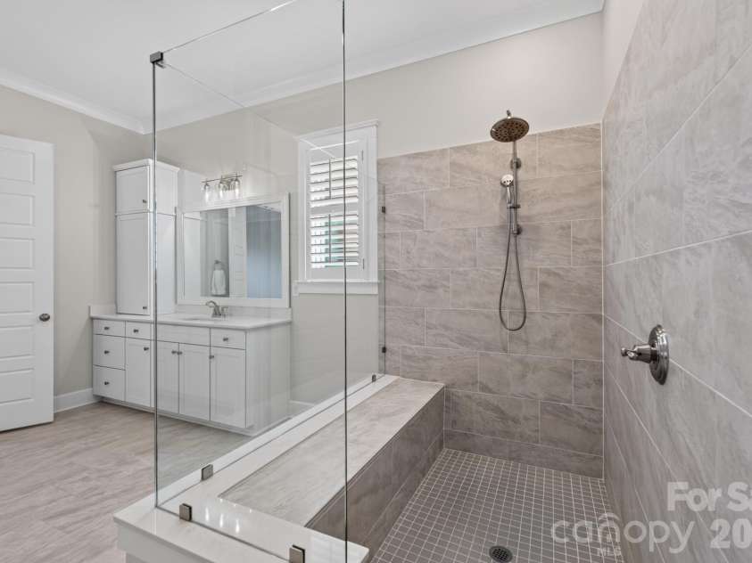 1432 Encore Lane, Waxhaw, NC 28173.  MLS# CAR4400460, YatesRealty ID 43300. Primary Bathroom Shower