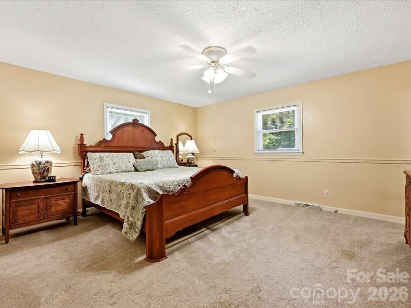 8812 Crestwood Drive, Mount Pleasant, NC 28124.  MLS# CAR4408679, YatesRealty ID 43303. Primary bedroom