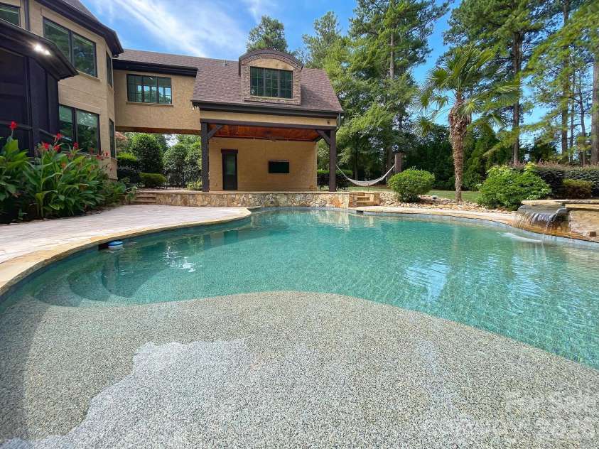 111 Quaker Road, Mooresville, NC 28117.  MLS# CAR4407385, YatesRealty ID 43314. Pool with Spa