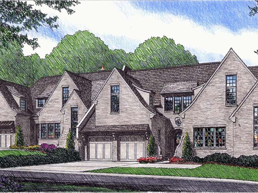 2117 Brandon Circle, Charlotte, NC 28211.  MLS# CAR4343109, YatesRealty ID 4332. Elevation