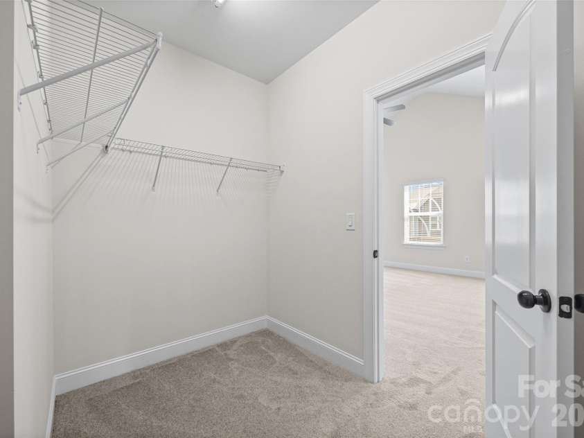 1016 Equipoise Drive, Indian Trail, NC 28079.  MLS# CAR4407945, YatesRealty ID 43320. Primary large walk in closet