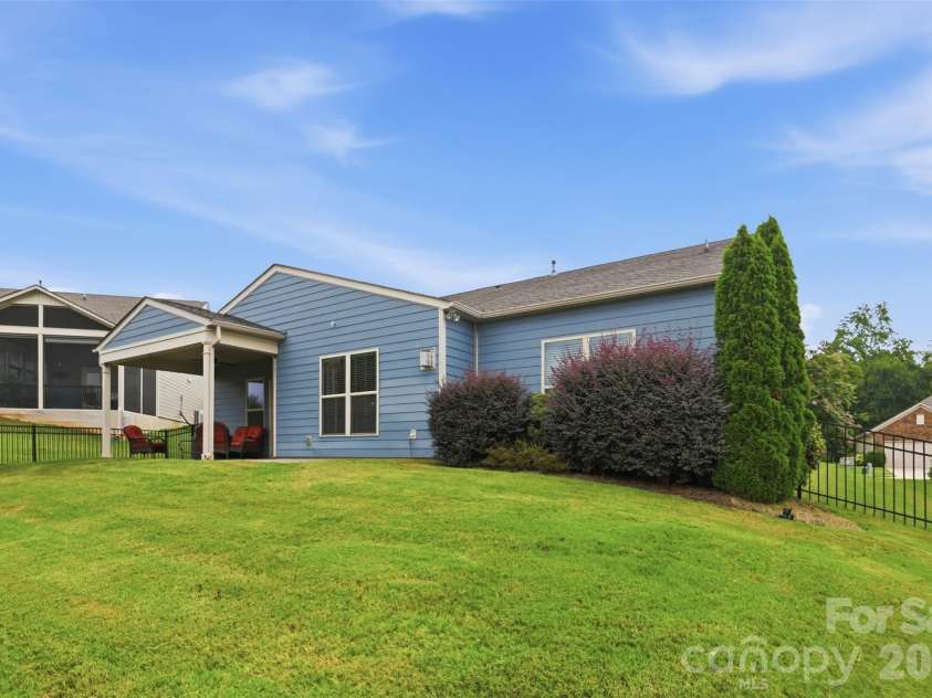 1030 Squire Drive, Indian Land, SC 29707.  MLS# CAR4408694, YatesRealty ID 43322. Backyard