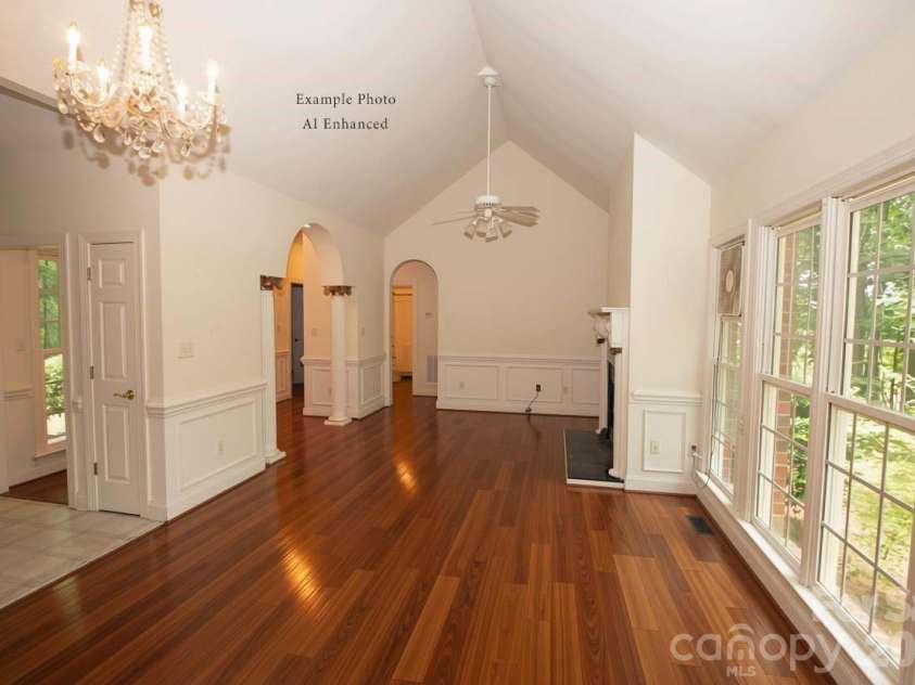 1241 Old Pageland Monroe Road, Monroe, NC 28112.  MLS# CAR4407852, YatesRealty ID 43326. Great room AI Enhanced