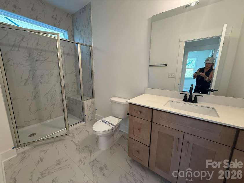 4475 Blue Mound Court, Stanley, NC 28164.  MLS# CAR4413577, YatesRealty ID 43332. Guest Bathroom