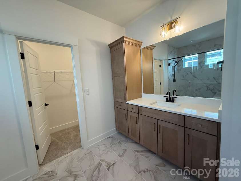 4475 Blue Mound Court, Stanley, NC 28164.  MLS# CAR4413577, YatesRealty ID 43332. Primary Bathroom