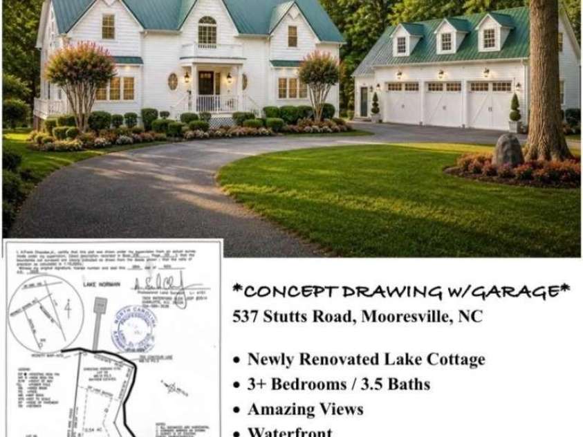 537 Stutts Road, Mooresville, NC 28117.  MLS# CAR4409348, YatesRealty ID 43345. 