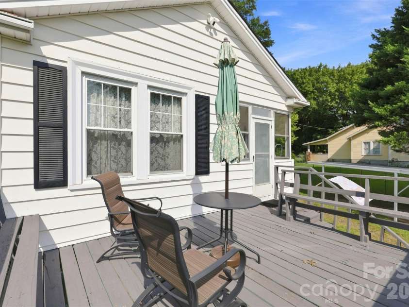 1106 Main Street, Mount Holly, NC 28120.  MLS# CAR4413131, YatesRealty ID 43348. Large deck
