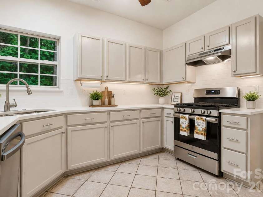 5645 Winslow Avenue, Concord, NC 28027.  MLS# CAR4400484, YatesRealty ID 43352. Updated kitchen