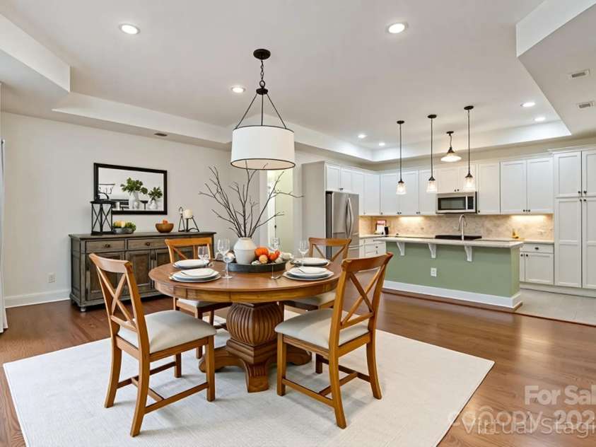 51 Honeycrisp Court, Flat Rock, NC 28731.  MLS# CAR4219665, YatesRealty ID 4336. Dining Area with Virtual Staging