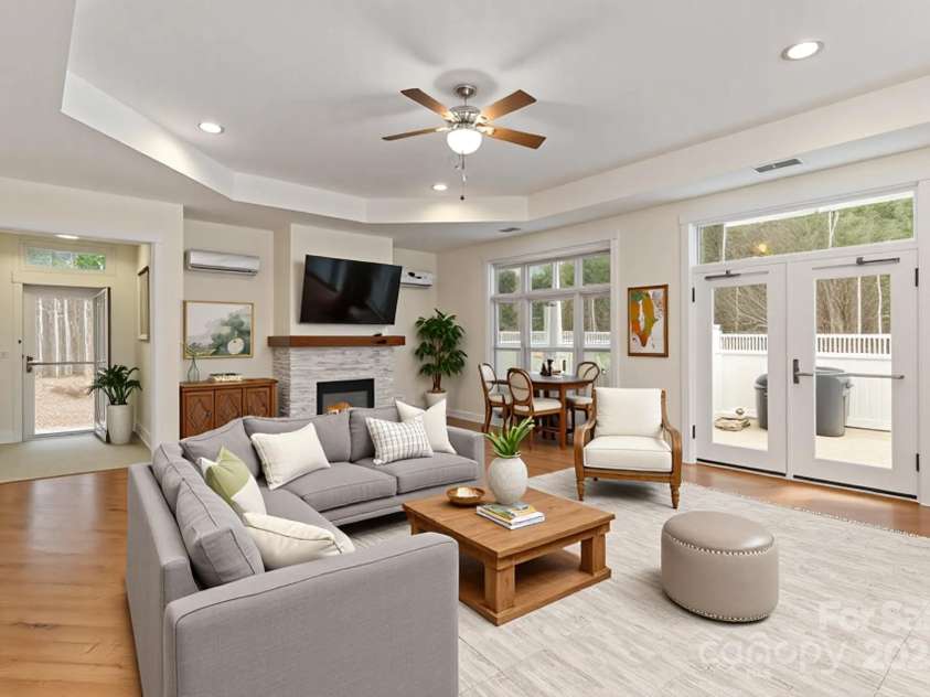 51 Honeycrisp Court, Flat Rock, NC 28731.  MLS# CAR4219665, YatesRealty ID 4336. Great Room with Virtual Staging