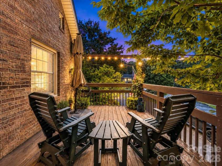 104 Hawthorne Lane, Morganton, NC 28655.  MLS# CAR4411342, YatesRealty ID 43361. Side Deck