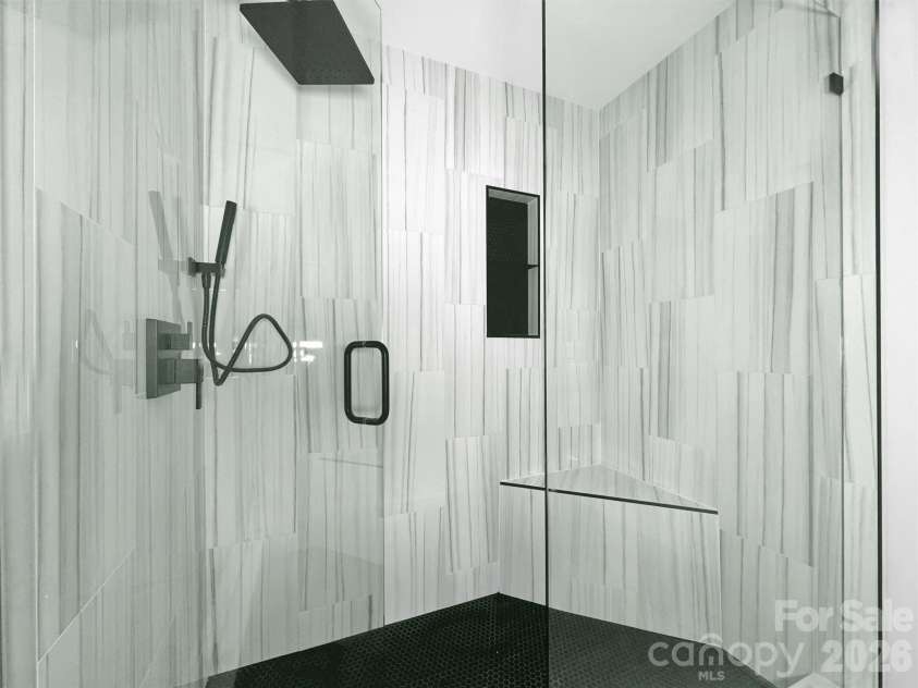 1351 Old Country Road, Waynesville, NC 28786.  MLS# CAR4287469, YatesRealty ID 4337. Primary custom shower