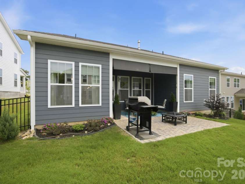 8125 Warford Little Road, Denver, NC 28037.  MLS# CAR4409016, YatesRealty ID 43374. Back patio