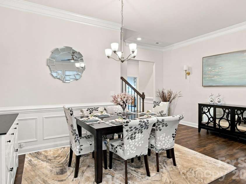8125 Warford Little Road, Denver, NC 28037.  MLS# CAR4409016, YatesRealty ID 43374. Dining area in great room
