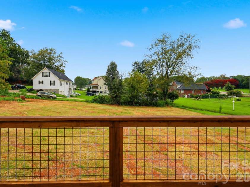 155 Haven Circle, Stony Point, NC 28678.  MLS# CAR4408369, YatesRealty ID 43377. Back Deck View