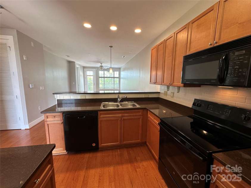1101 1st Street, Charlotte, NC 28202.  MLS# CAR4282348, YatesRealty ID 4338. View from Kitchen