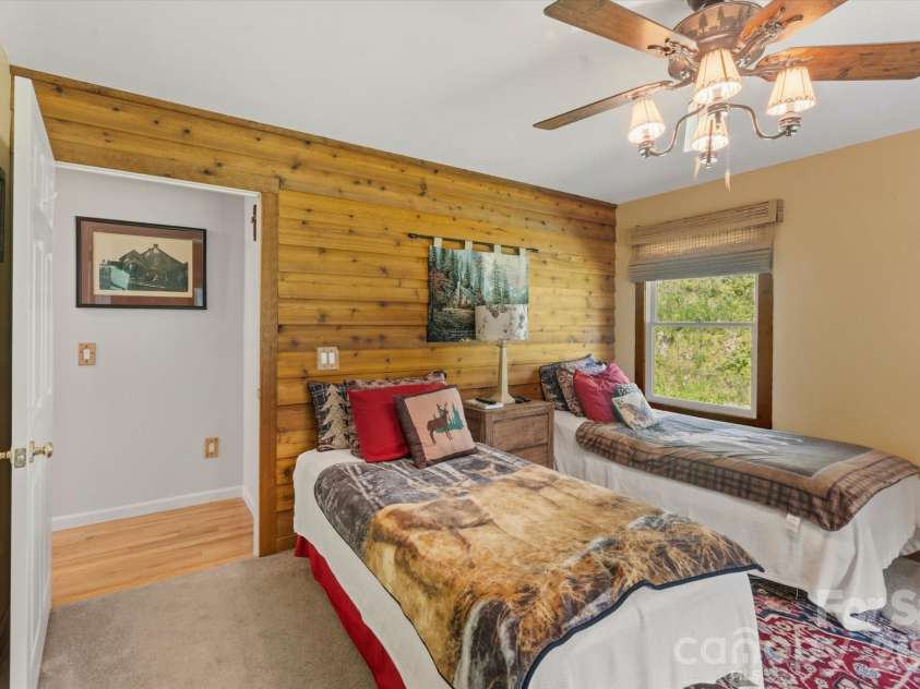 2533 Coopers Creek Road, Bryson City, NC 28713.  MLS# CAR4411492, YatesRealty ID 43400. Second bedroom on main level